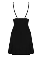 Cecilla chemise & thong black S/M