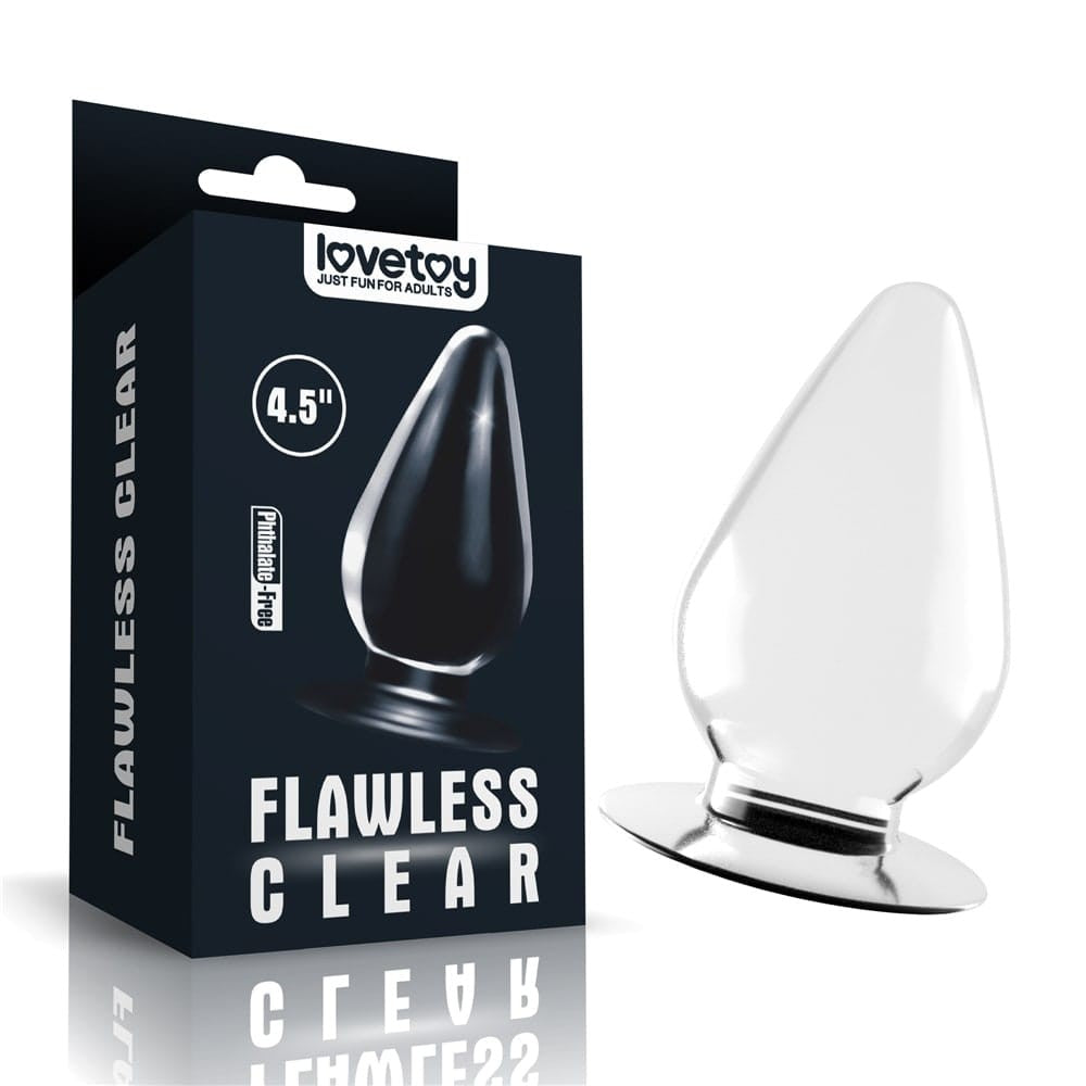 4.5'' Flawless Clear Anal Plug