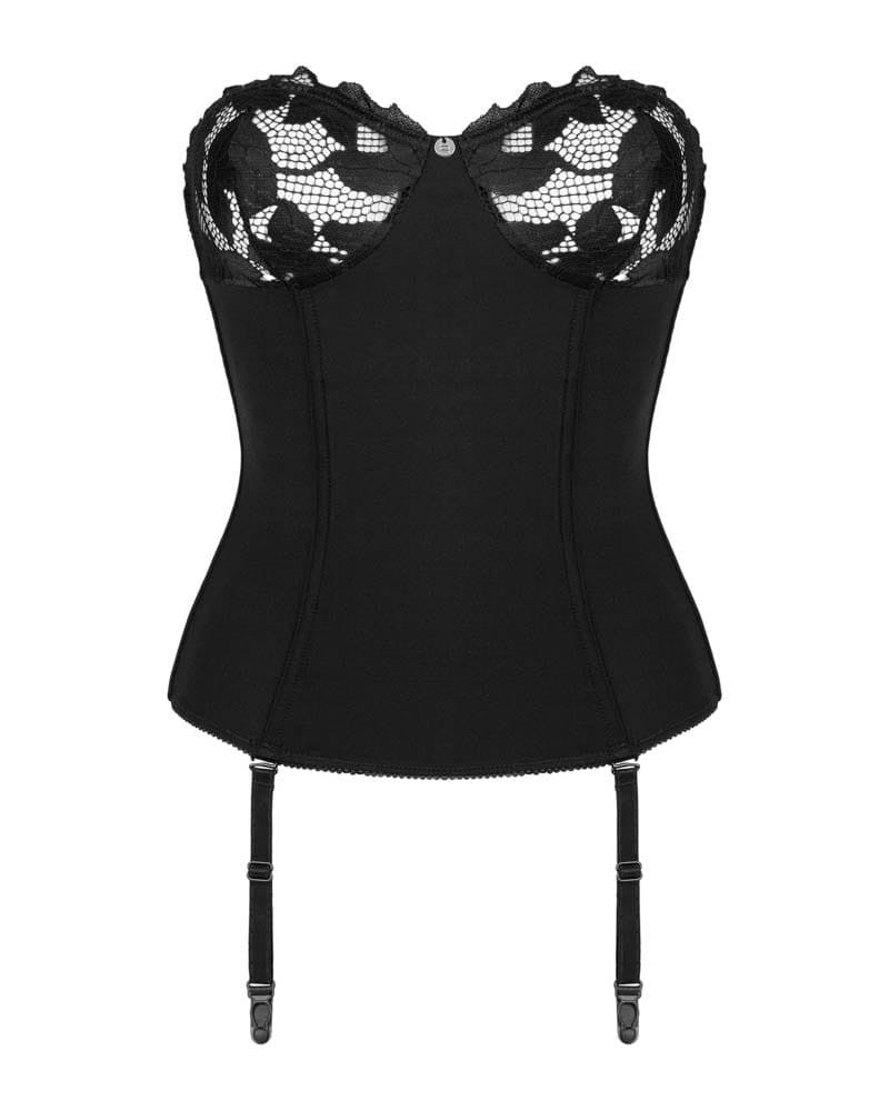 Elegáns fekete fűző M/L