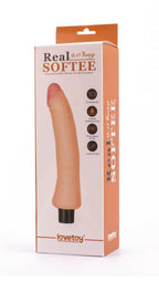 9" Real Softee Vibrating Dildo 5
