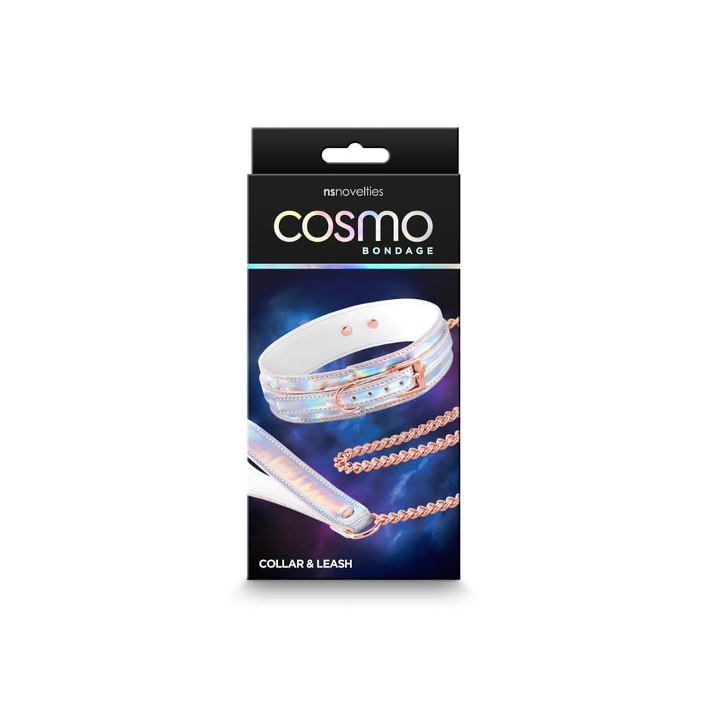 Cosmo Bondage - Collar & Leash - Rainbow