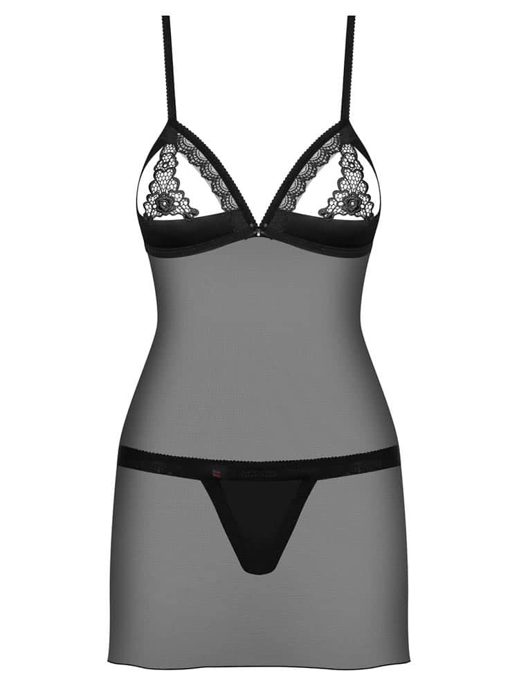 865-CHE-1 chemise & thong S/M