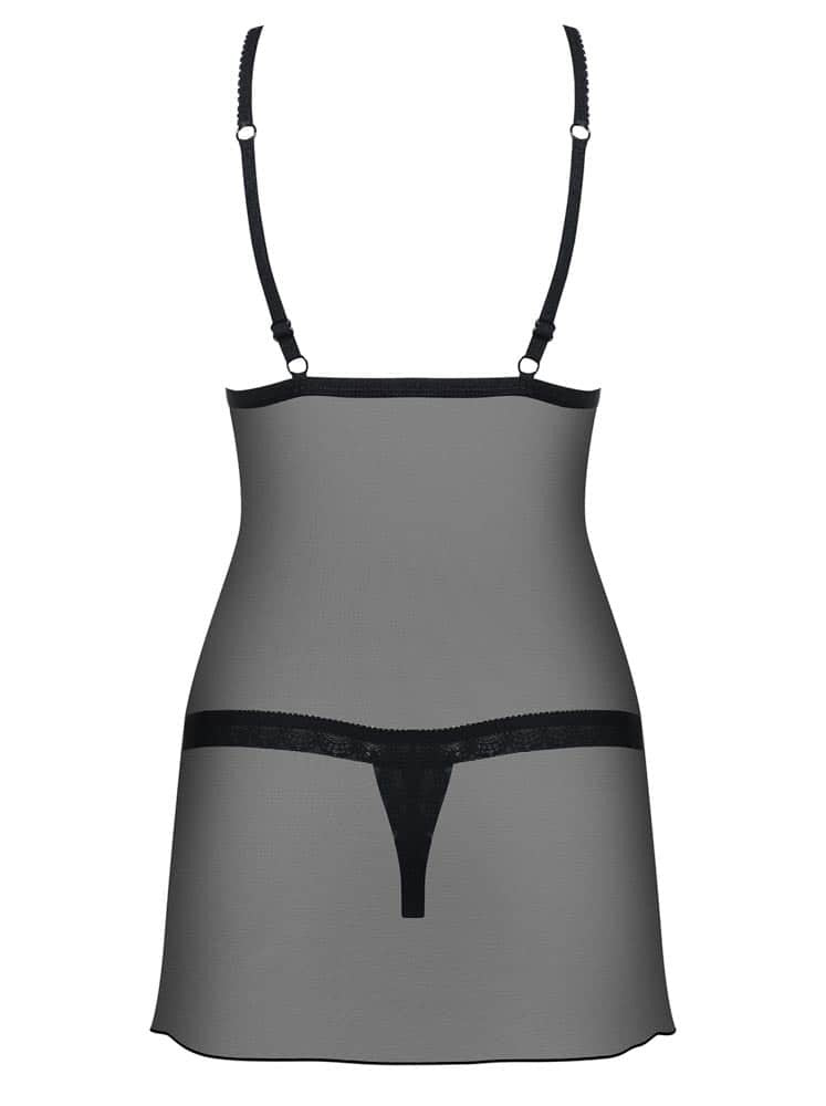 865-CHE-1 chemise & thong S/M