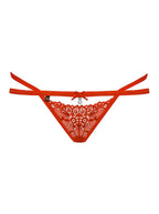 838-THO-3 thong red S/M
