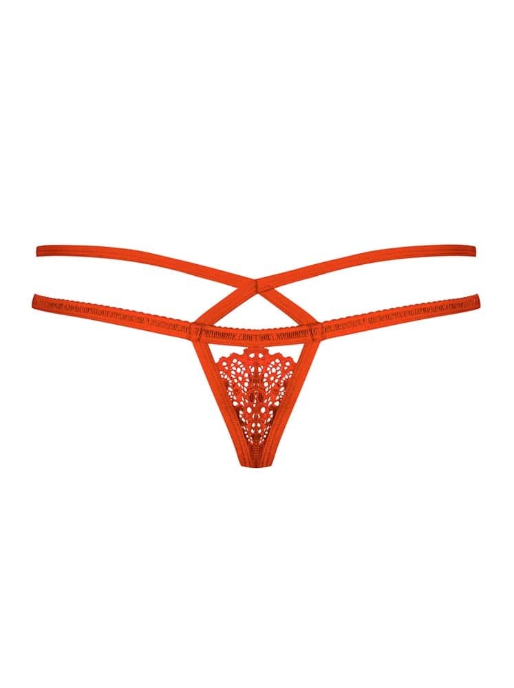 838-THO-3 thong red S/M