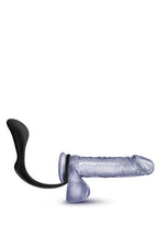 ANAL ADVENTURES COCK RING PLUG BLACK