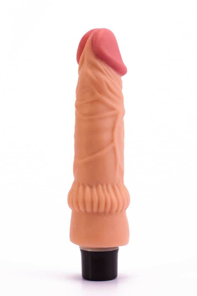 7.8" Real Softee Vibrating Dildo 2