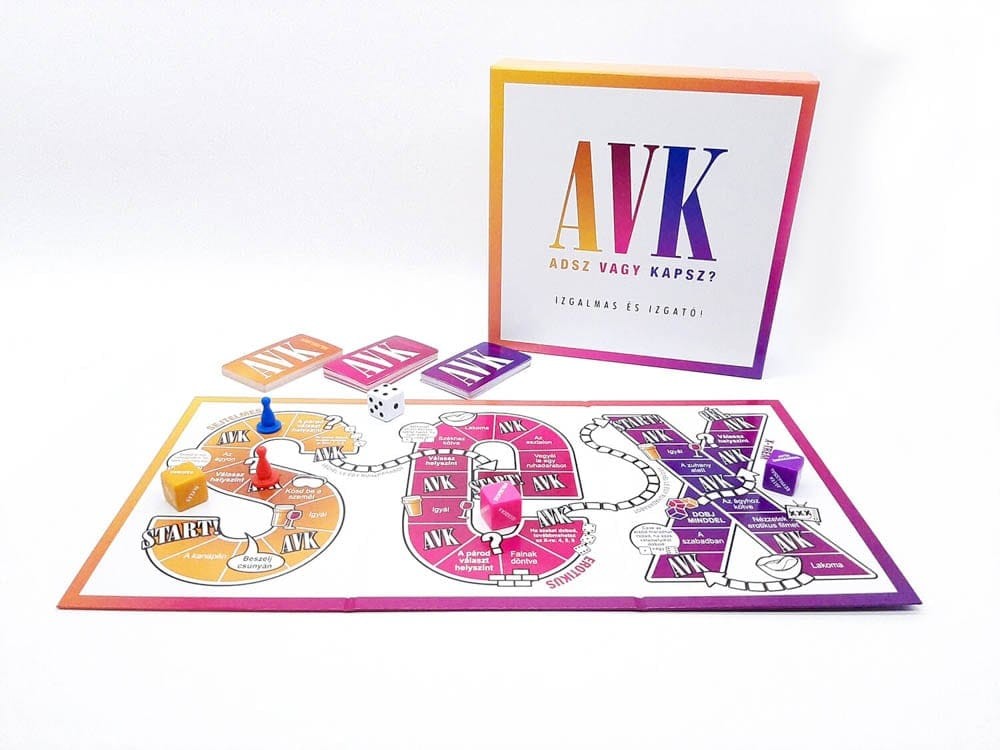 AVK: Adsz Vagy Kapsz - felnőtt társasjáték (angol nyelven)