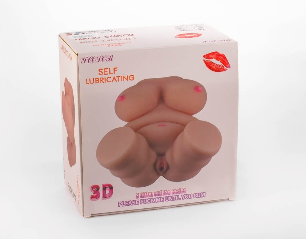 Double Hole 3D Masturbator V