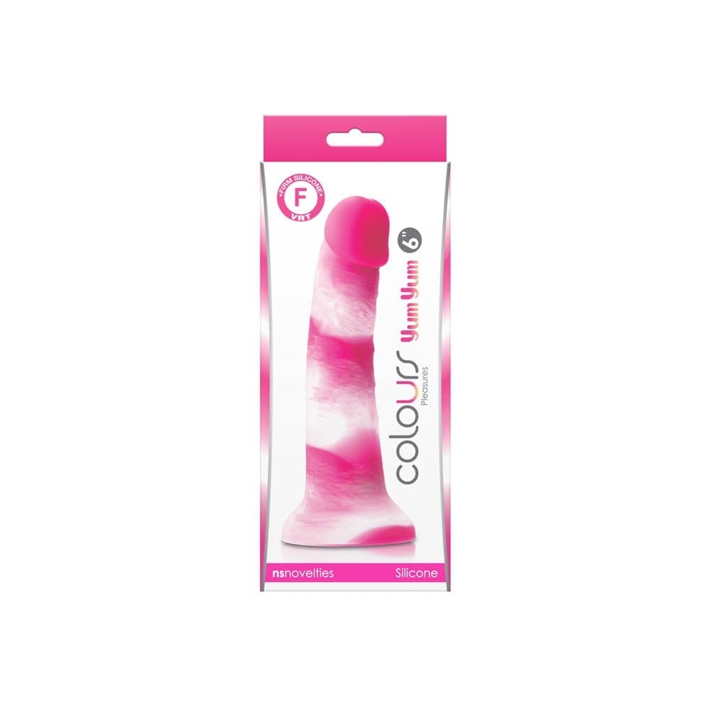 Colours - Pleasures - Yum Yum 6" Dildo - Pink