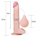 11'' Squirt Extreme Dildo Flesh
