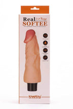 7" Real Softee Vibrating Dildo 1