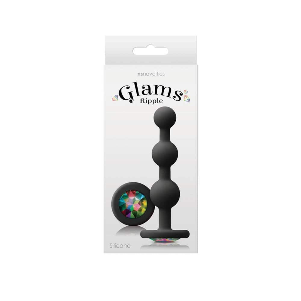 Glams - Ripple Rainbow Gem - Black