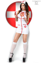 CR 3854 L/XL White Sexy Nurse Costume Dress