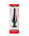 X-MEN Secret Shine Metal Butt Plug Rainbow S