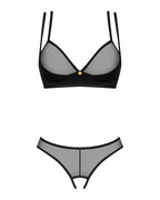 Nesari 2-pcs crotchless set XS/S