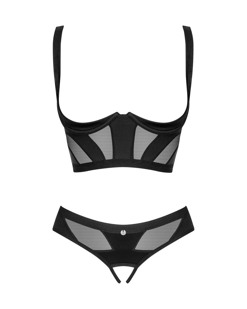Chic Amoria 2-pcs crotchless set XL/2XL