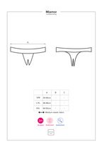 Miamor crotchless thong S/M