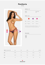 Pantheria thong black S/M