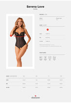 Serena Love crotchless teddy XS/S