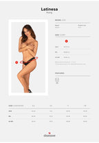 Latinesa crotchless thong M/L