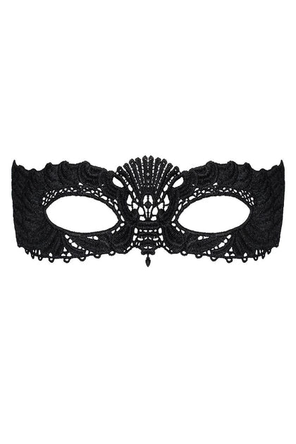 Fekete hímzett szemmaszk