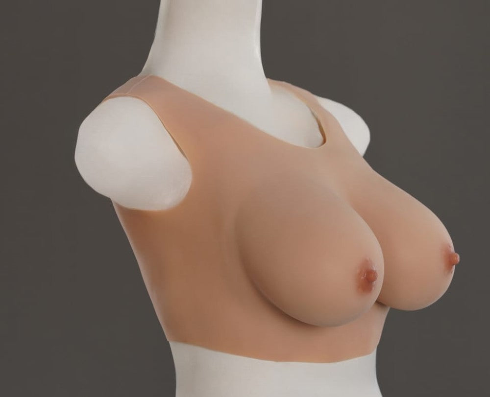 Realistic silicone breastplate C Cup