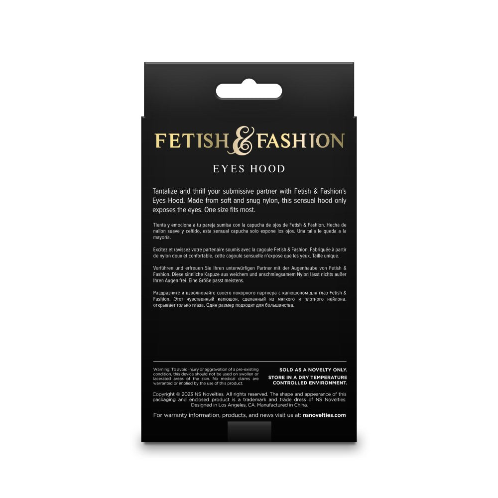 Fetish & Fashion - Eyes Hood - White - Alternate Package