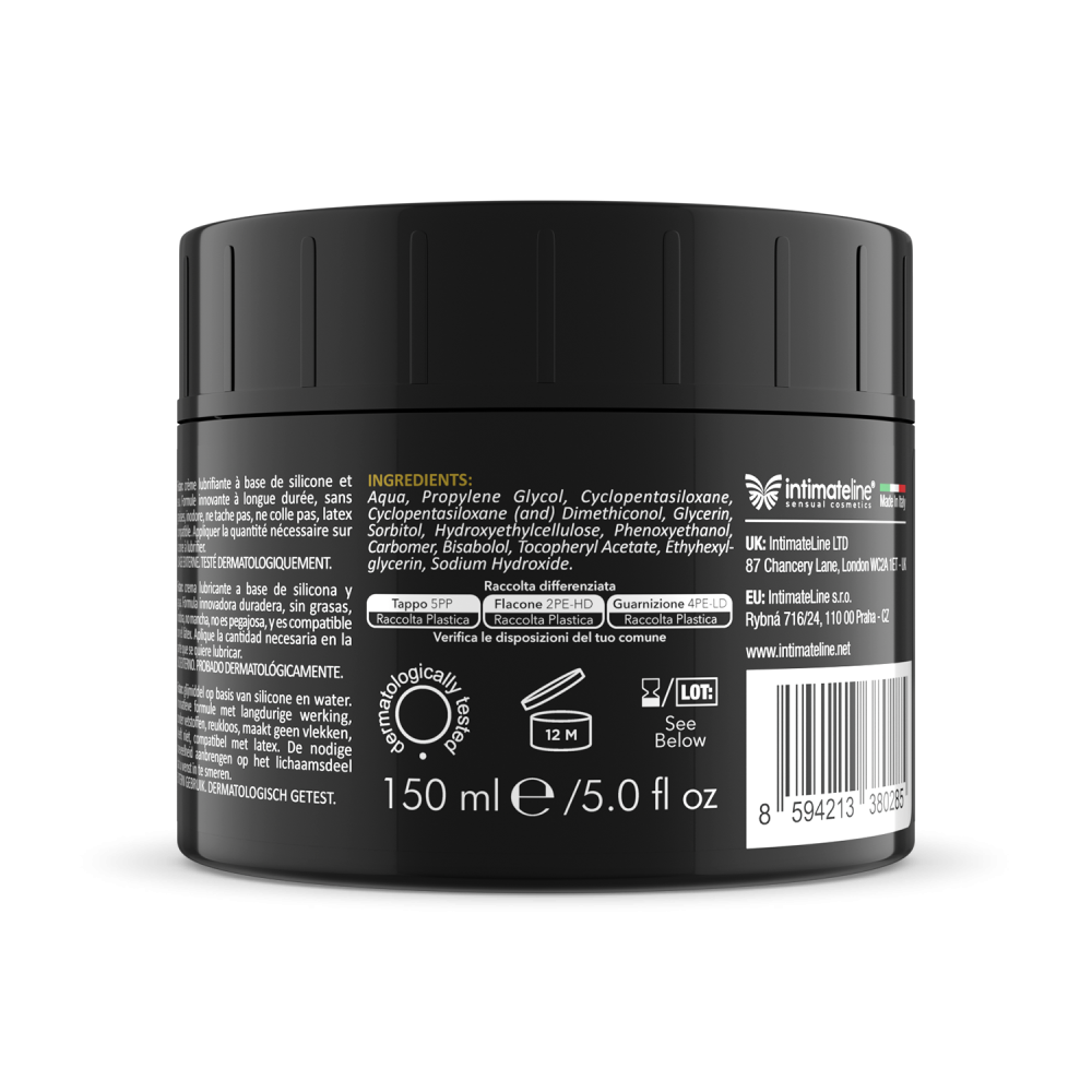 Víz- és szilikonbázisú unisex anál síkosító  150 ml