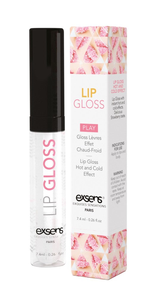 Lip gloss hot-cold effect Strawberry HOT KISS LIP GLOSS 7,4ml