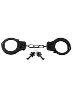 Designer Metal Handcuffs Black