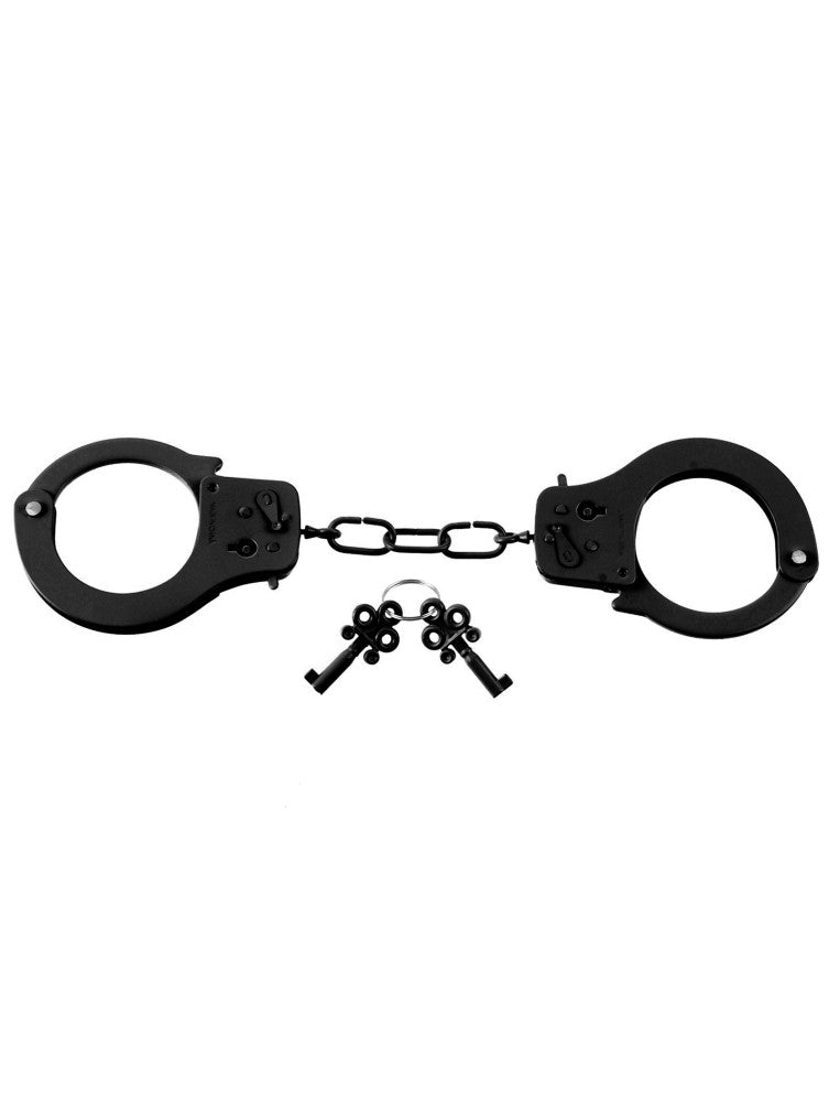 Designer Metal Handcuffs Black