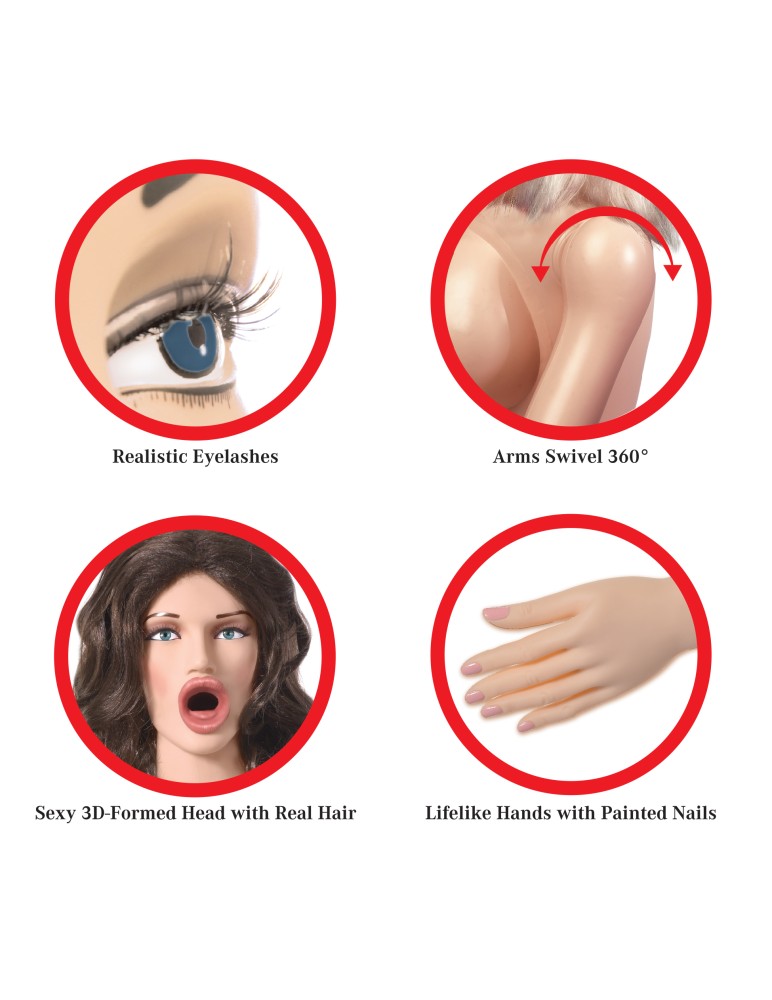 B.J. Betty felfújható szexbaba