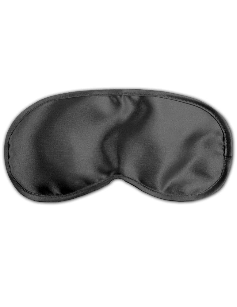 Satin Love Mask Black