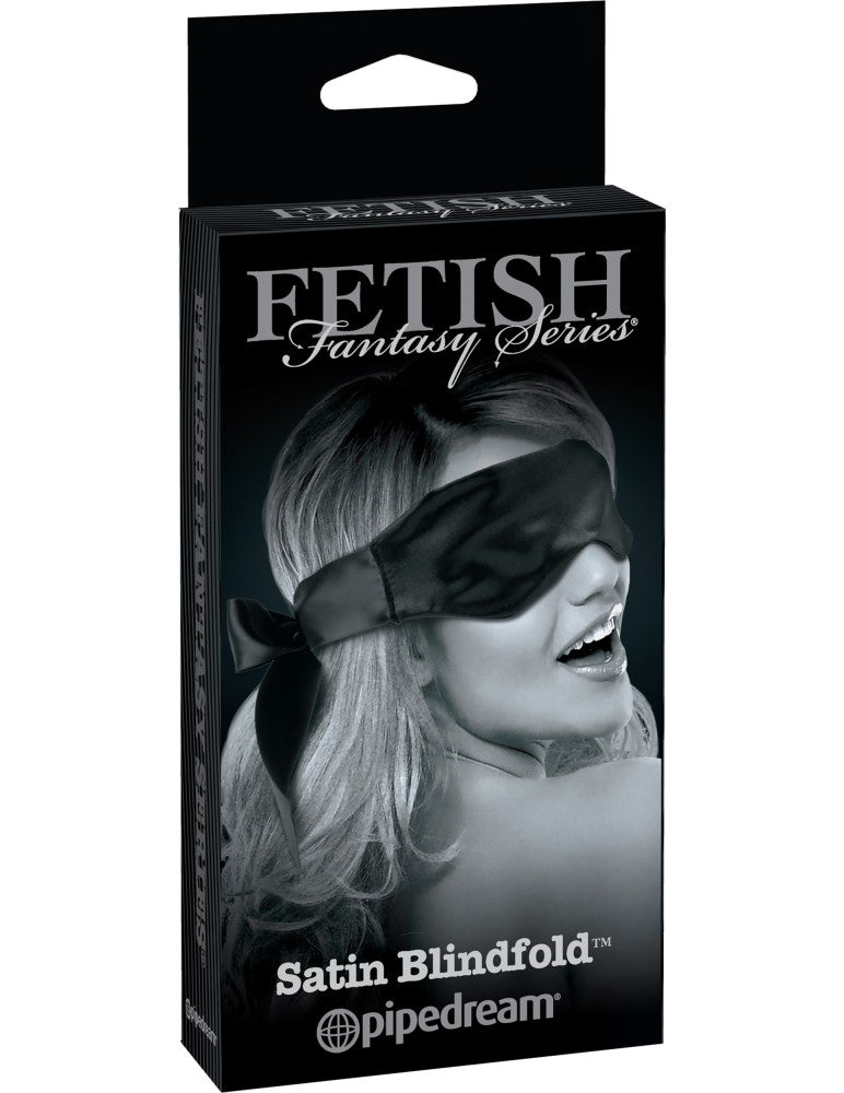 Satin Blindfold Black