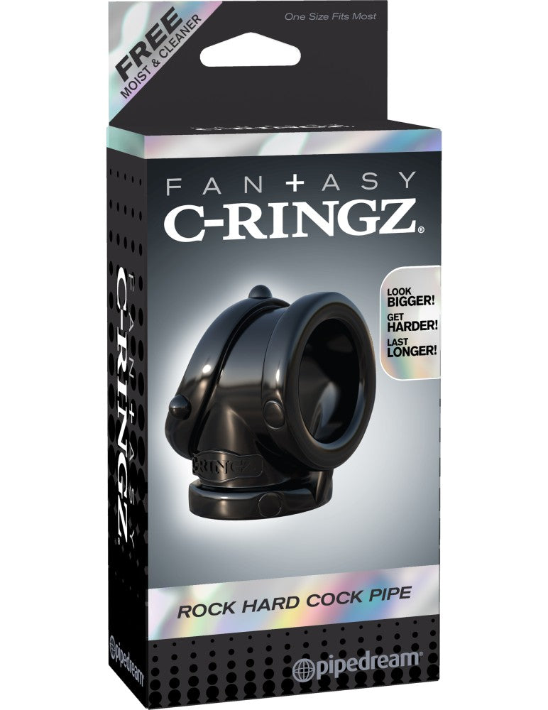 Rock Hard Cock Pipe Black