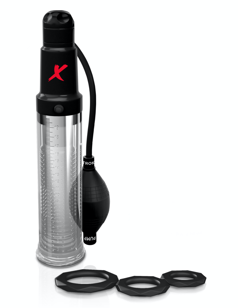 Suck-N-Pump Stroker Clear/Black