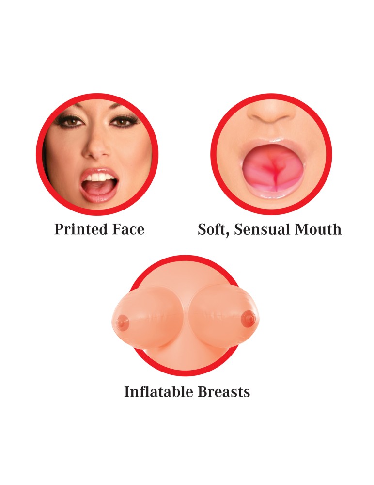 Brooke Le Hook élethű felfújható szexbaba