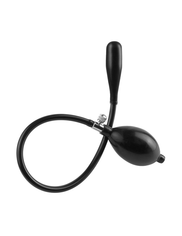 Inflatable Silicone Ass Expander Black