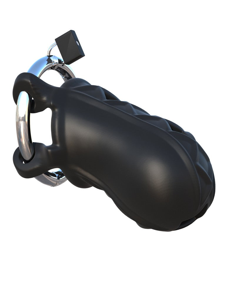 Extreme Silicone Cock Blocker Black