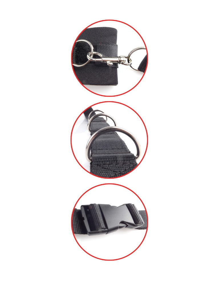 Ultimate Bed Restraint System Black