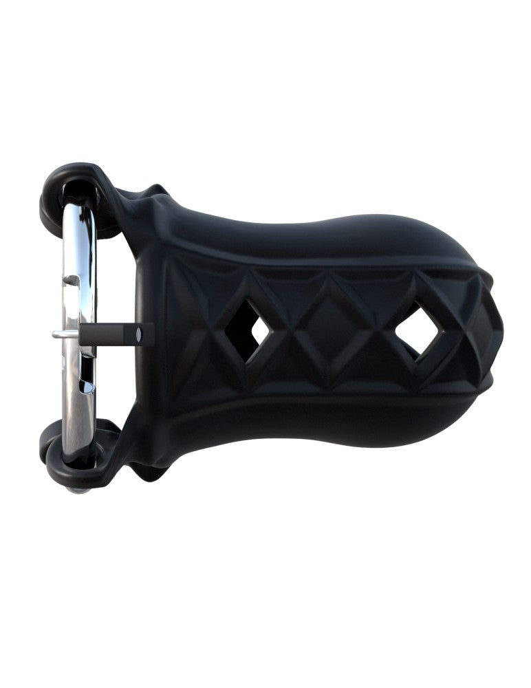 Extreme Silicone Cock Blocker Black