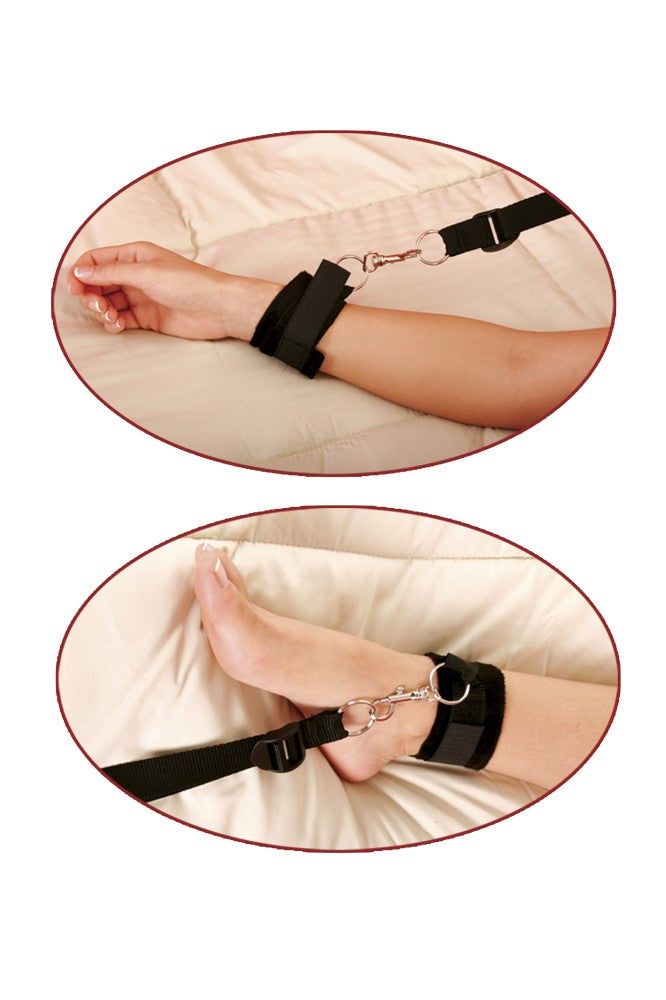 Bed Bindings Restraint Kit Black