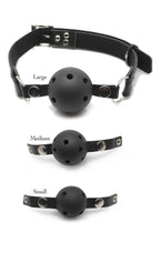 Ball Gag Training System Black