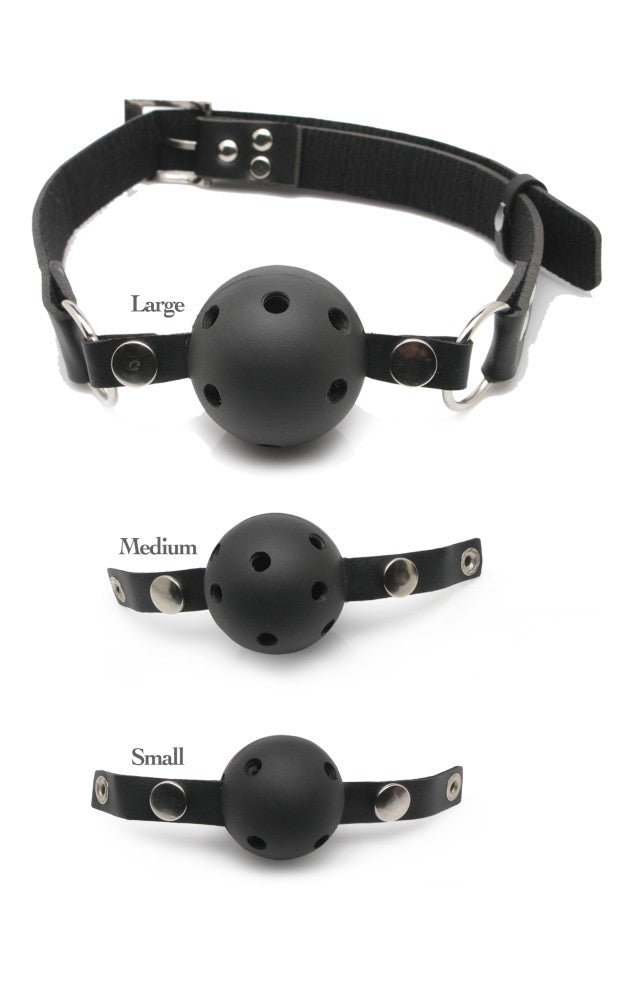 Ball Gag Training System Black