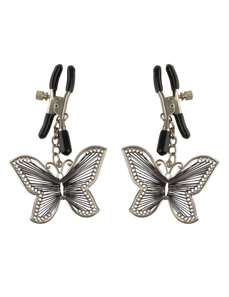 Butterfly Nipple Clamps Silver
