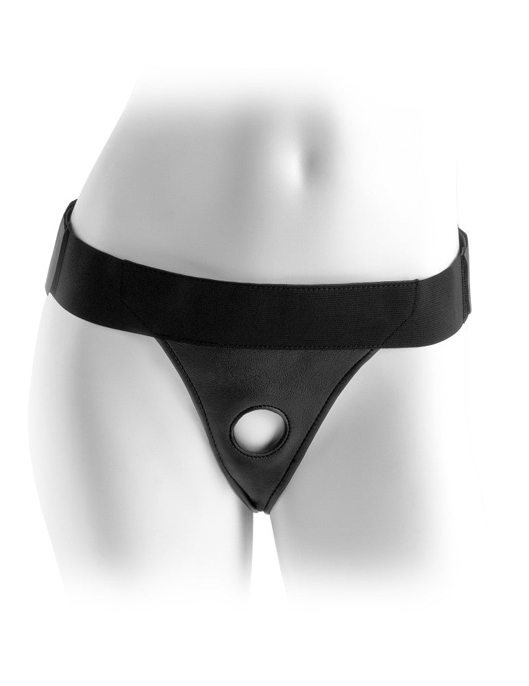 Crotchless Harness Black
