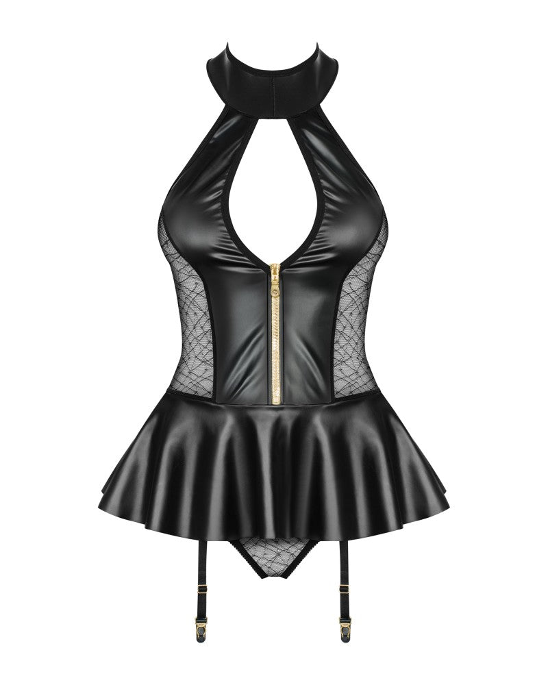 Szexi fűző + bugyi szett L/XL