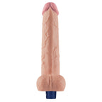 10.5" REAL SOFTEE Rechargeable Vibrating Dildo(Flesh)