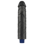 9.5" REAL SOFTEE Rechargeable Vibrating Dildo(Black)